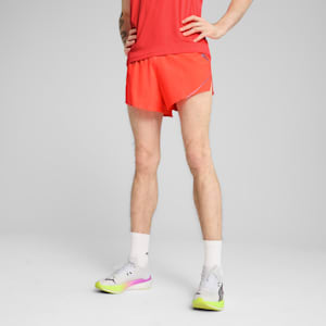 RACEDAY ULTRAWEAVE Men's 3" Split Shorts, Glowing Red, extralarge